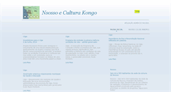 Desktop Screenshot of informacaodouigeeculturakongo.org