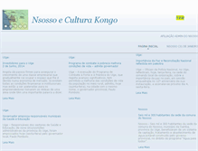 Tablet Screenshot of informacaodouigeeculturakongo.org